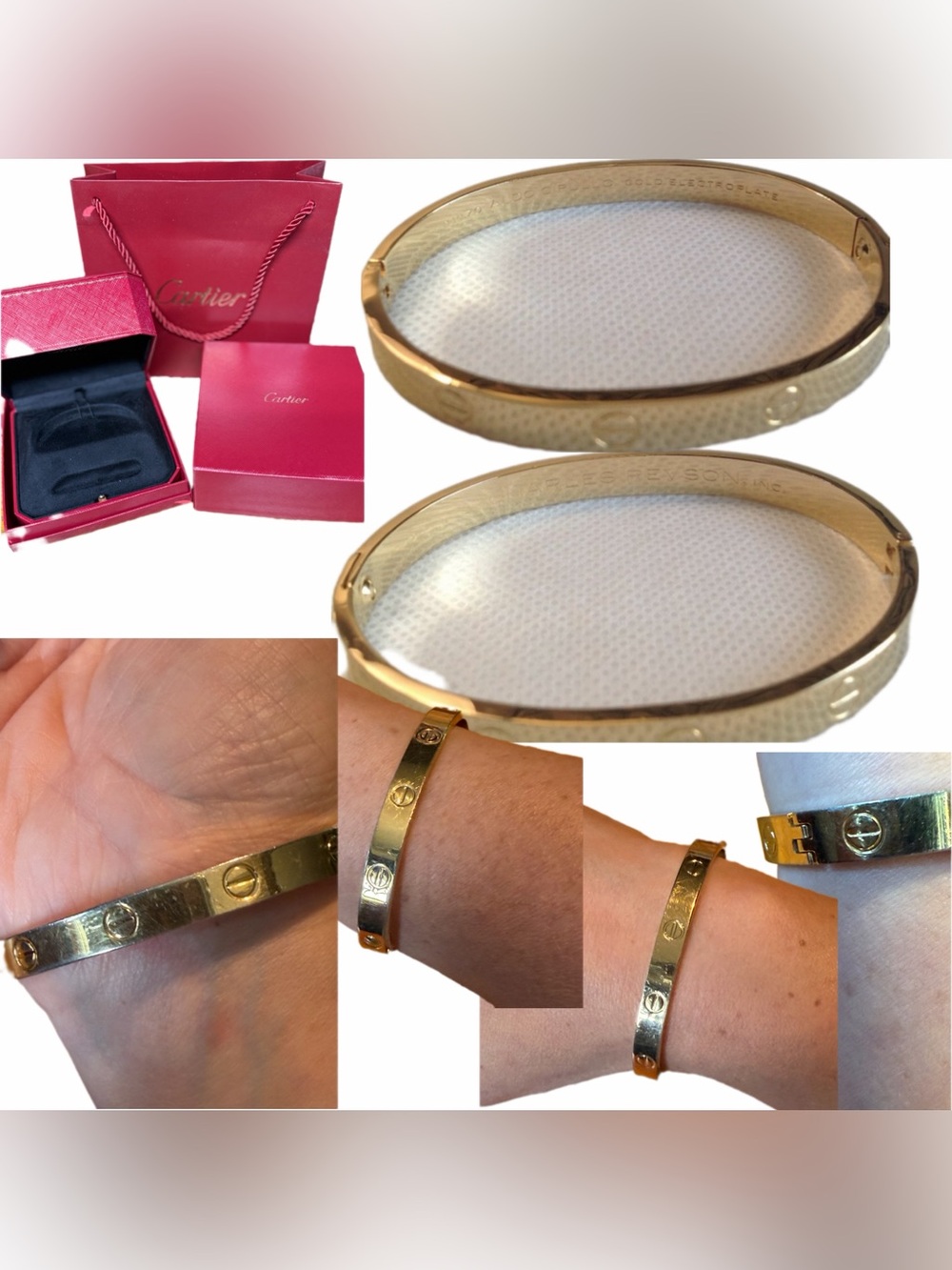 Vintage 1970 Cartier x Charles Revson / Aldo Cipullo LOVE Bracelet.